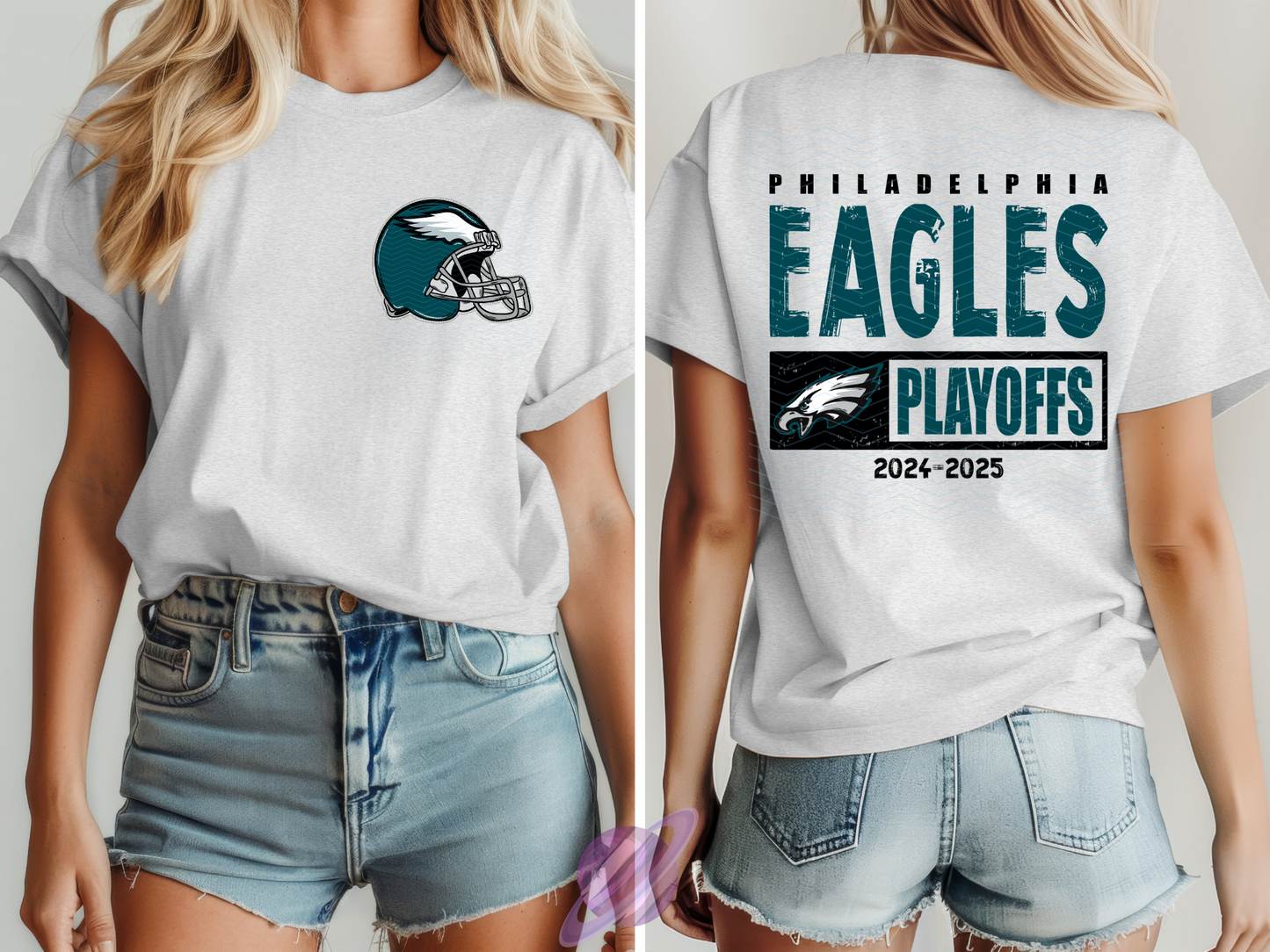 PLAYOFF EAGLE- POCKET PRINT DOUBLE SIDED TEE