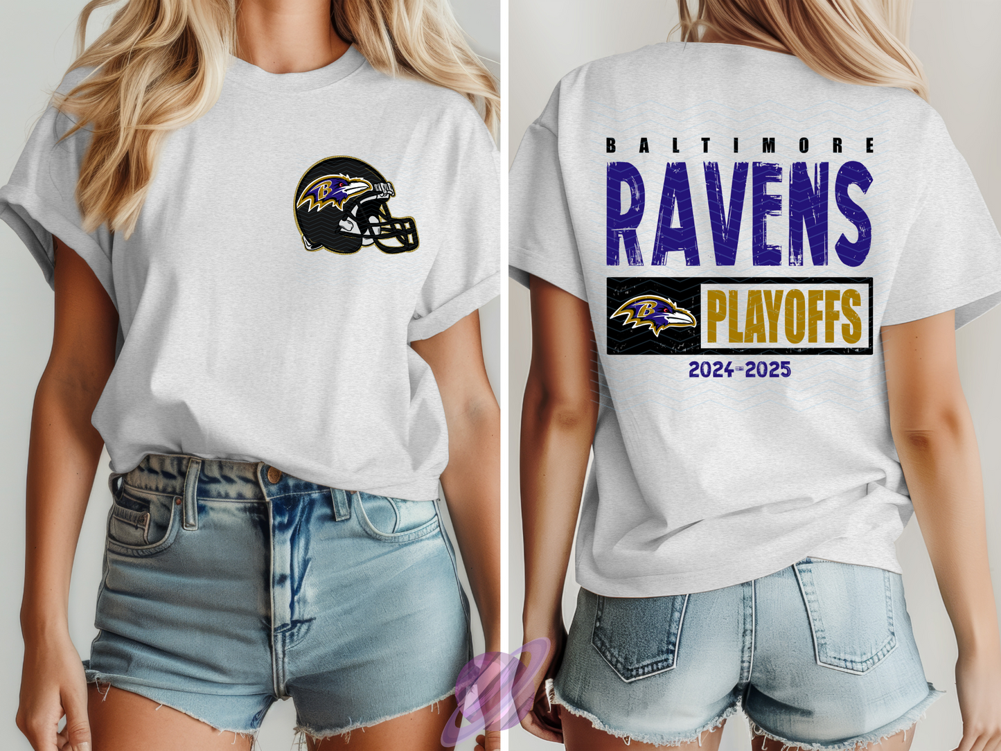 PLAYOFF RAV- POCKET PRINT DOUBLE SIDED TEE