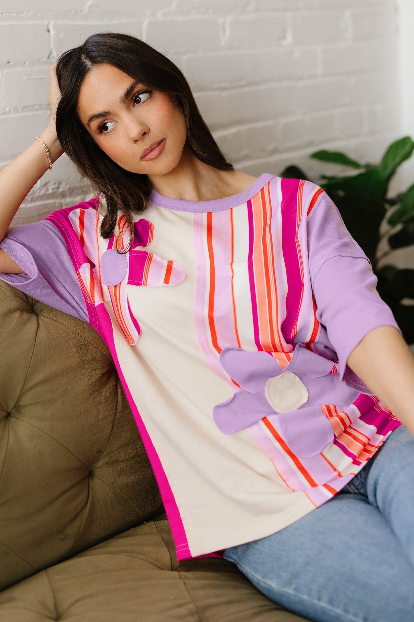 Kallie Half Sleeve Loose Top