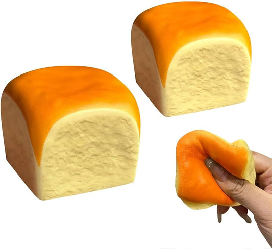 SLOW RISING FIDGET TOY, RESEMBLES A FRESH BAKED ROLL - GREAT QUALITY