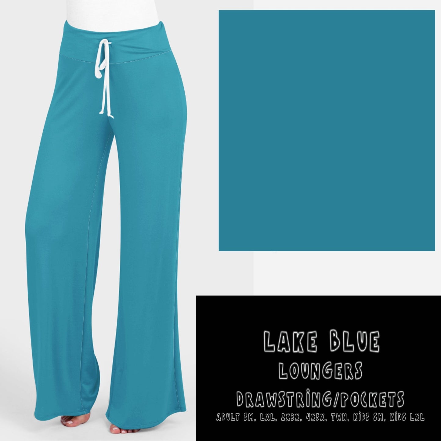 FALL SOLIDS RUN-LAKE BLUE LOUNGERS-PREORDER CLOSING 11/15- ETA JAN