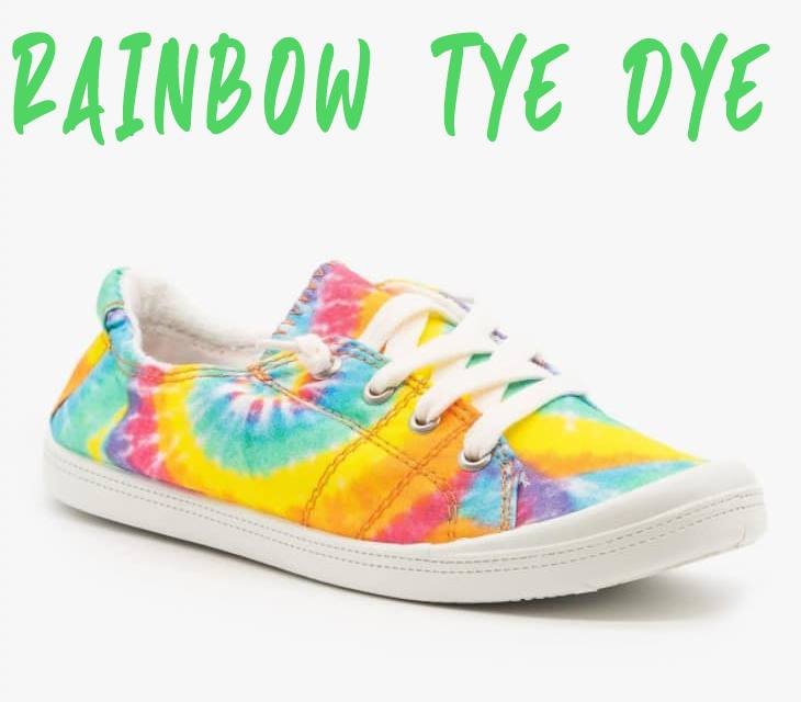 SUMMER SNEAKER - RAINBOW TIE DYE