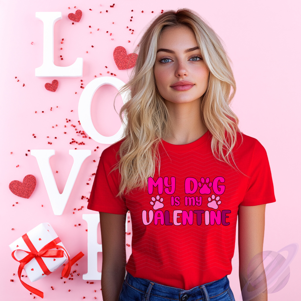 My Dog is my Valentine Tee