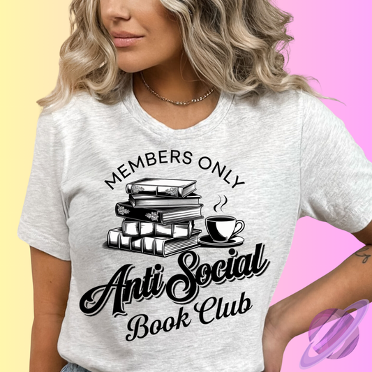 ANTI SOCIAL BOOK CLUB TEE