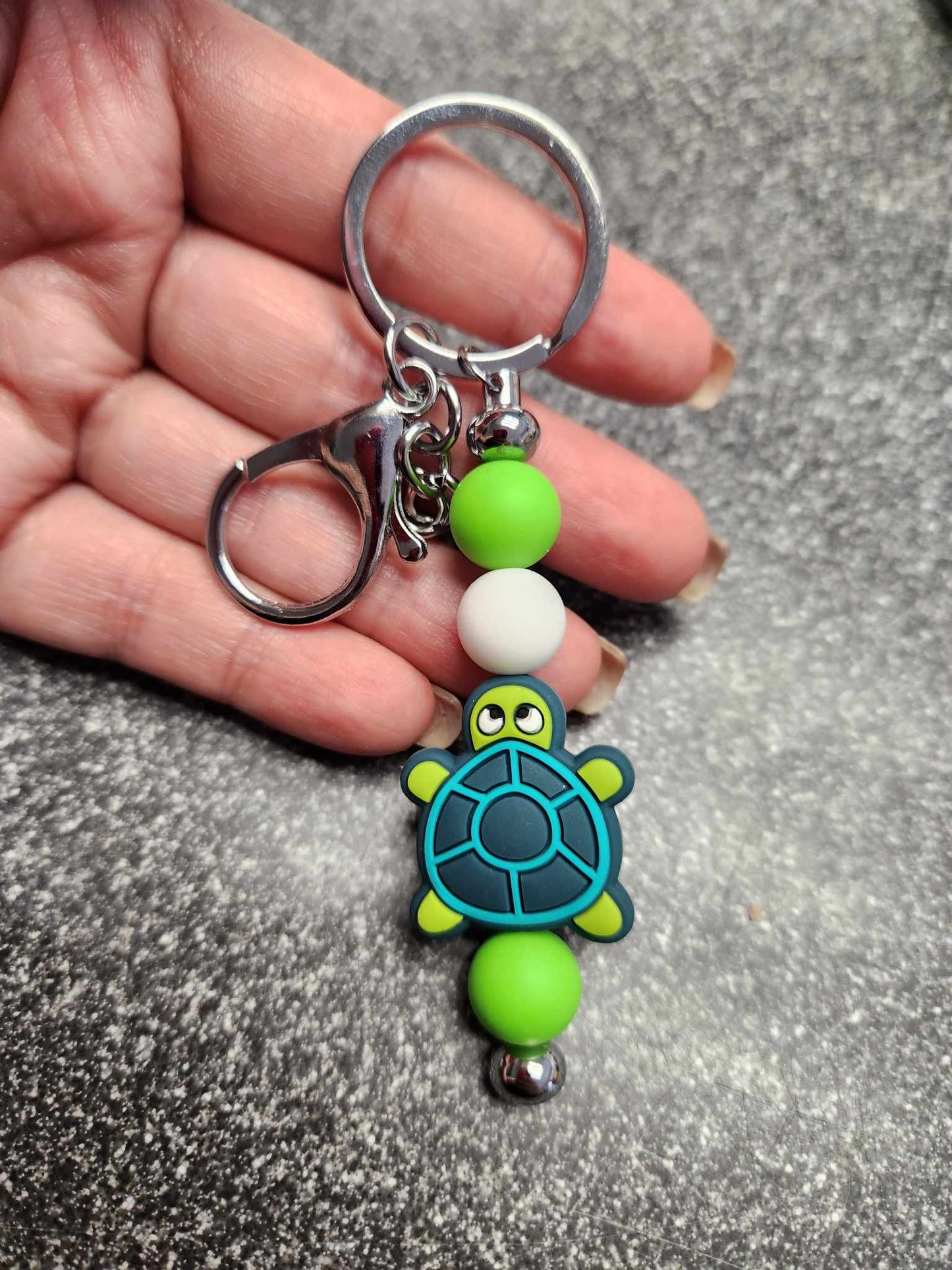 Summer Silicone Beaded Pen or Keychain