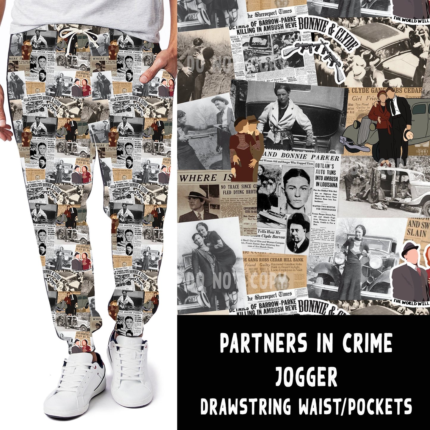 BATCH 63-PARTNERS IN CRIME LEGGINGS/JOGGERS