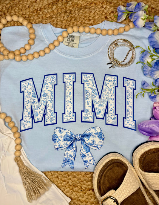 Floral Mimi Bow Tee
