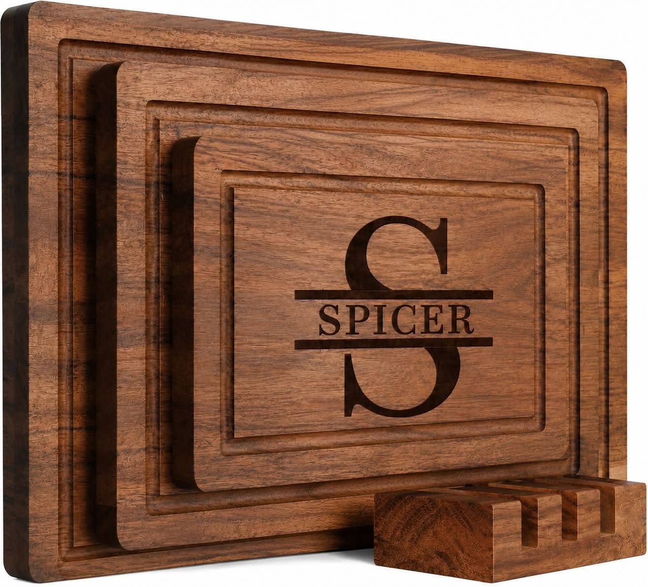 CUSTOM MADE WOOD CUTTING BOARDS - MADE IN THE USA