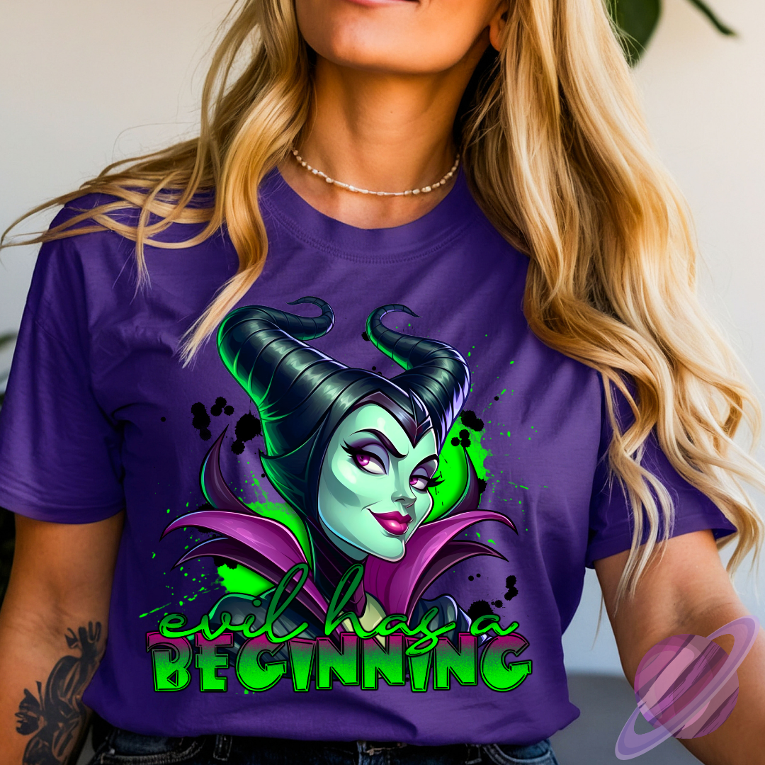 EVIL HAS A BEGINNING TEE