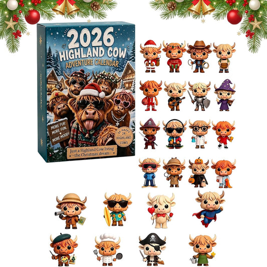 2026 HIGHLAND COW ADVENT CALENDAR - KEEP THE TRADITION!!