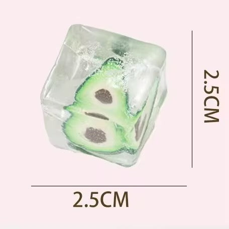 Mini Fruit Ice Cube Squishy *Pre Order* April 27-May 1 Shipment *Sent at Random*