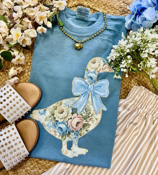 Cottage Bloom Goose Tee