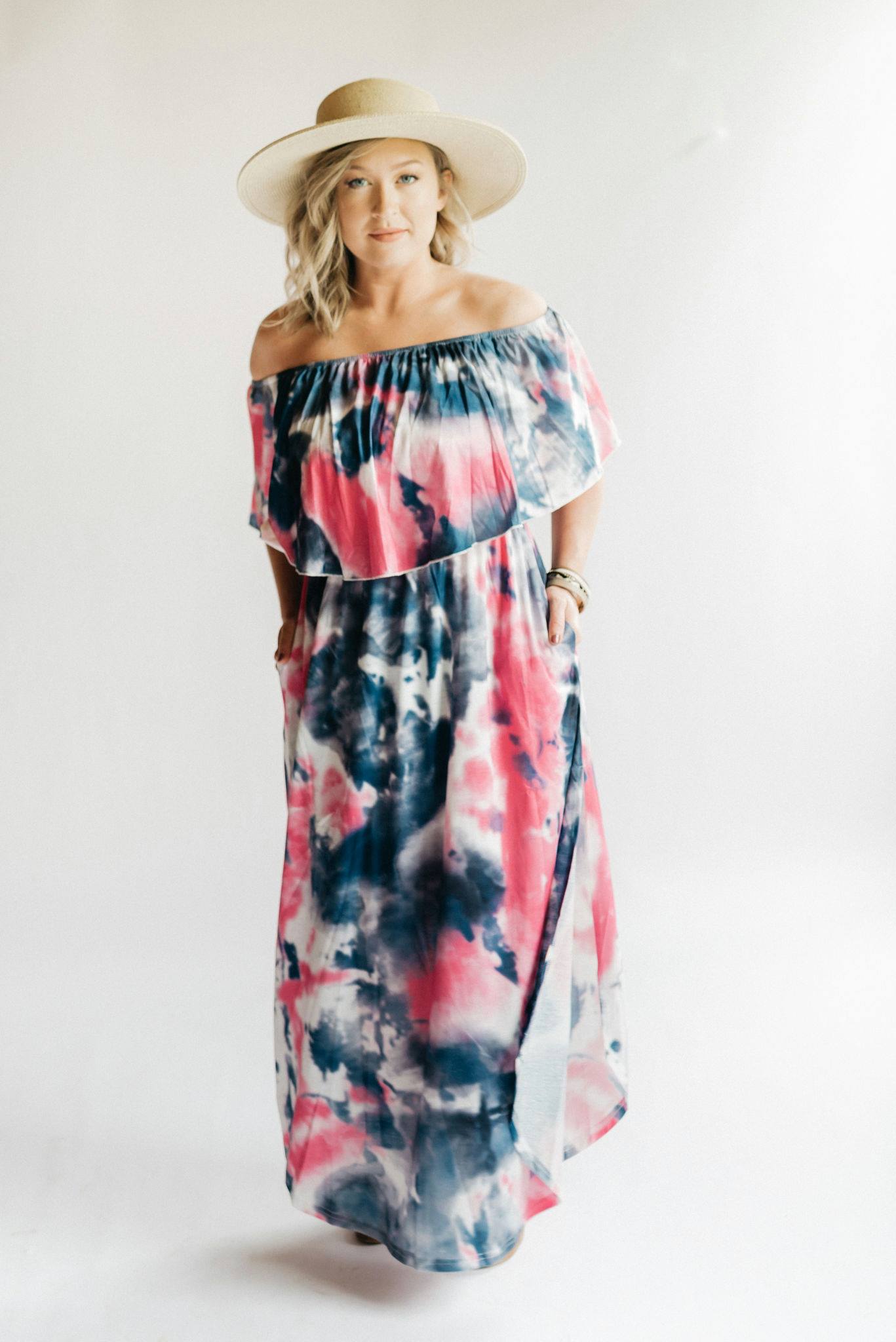 OFF THE SHOULDER MAXI DRESSES