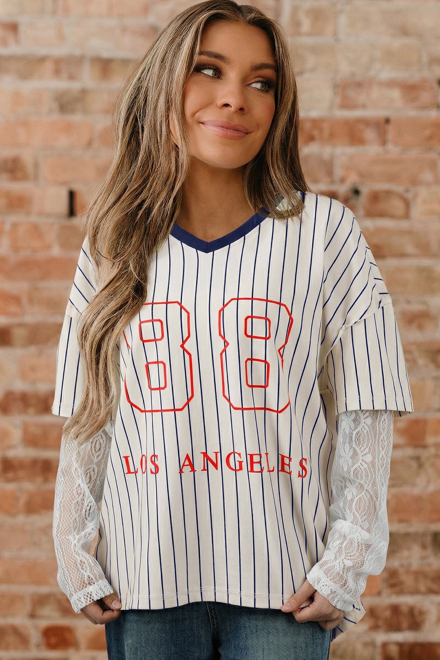 Holly Faux Two Piece Top