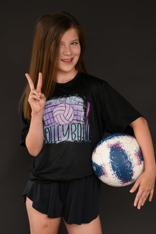 Bump Set Spike Volleyball Dri Fit Tee