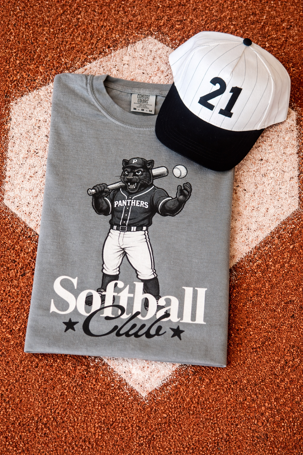 Baseball Club & Softball Club Mascot Tees (60 Mascots Available)