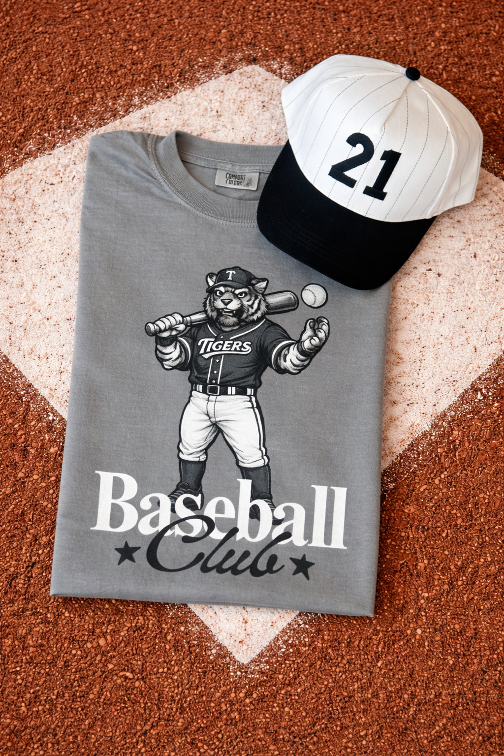 Baseball Club & Softball Club Mascot Tees (60 Mascots Available)