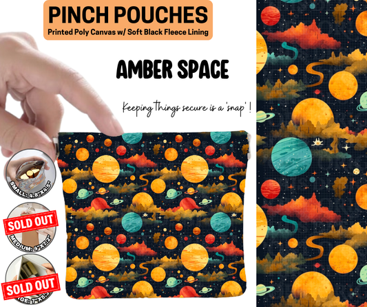Amber Space Pinch Pouches