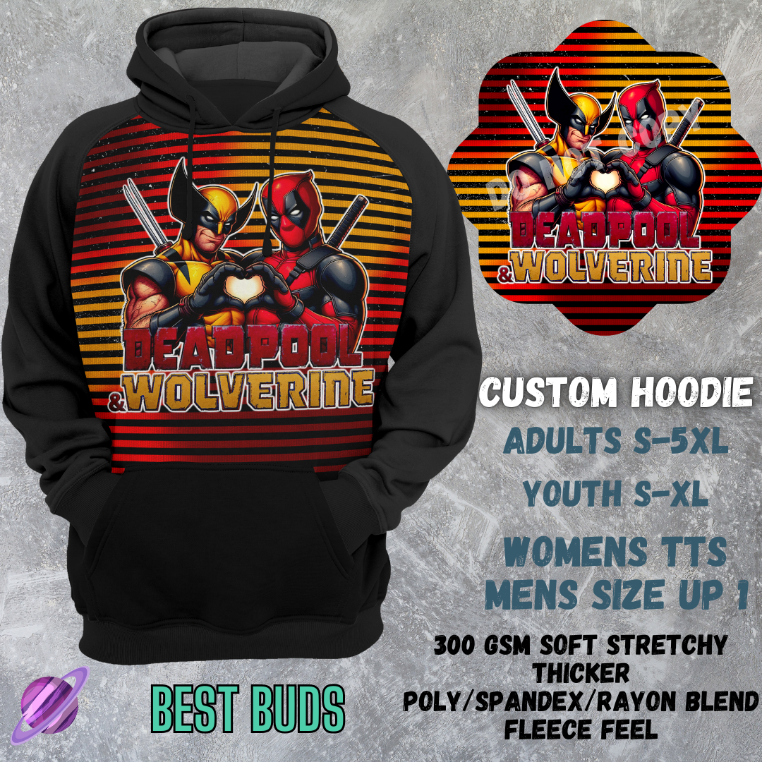 BEST BUDS - CUSTOM HOODIE RUN PREORDER CLOSING 3/6