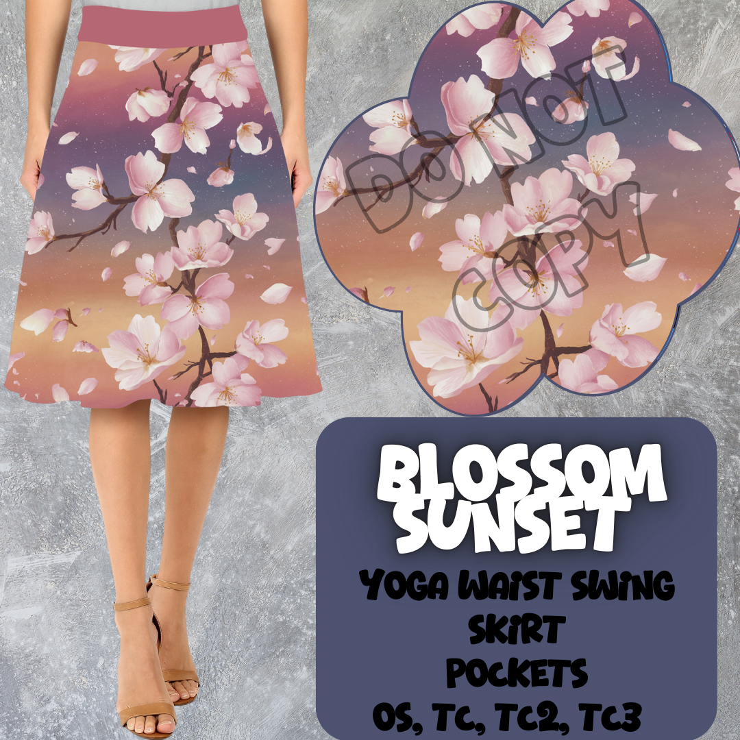 BLOSSOM SUNSET - SWING SKIRTS RUN 6 - PREORDER CLOSING 3/13