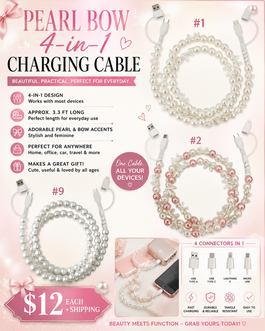 4-IN-1 BEADED FAST CHARGING CABLE