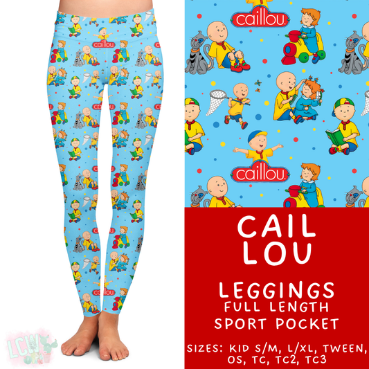 Ready to Ship - Cail Lou Full Length Leggings - Sport Pocket TC