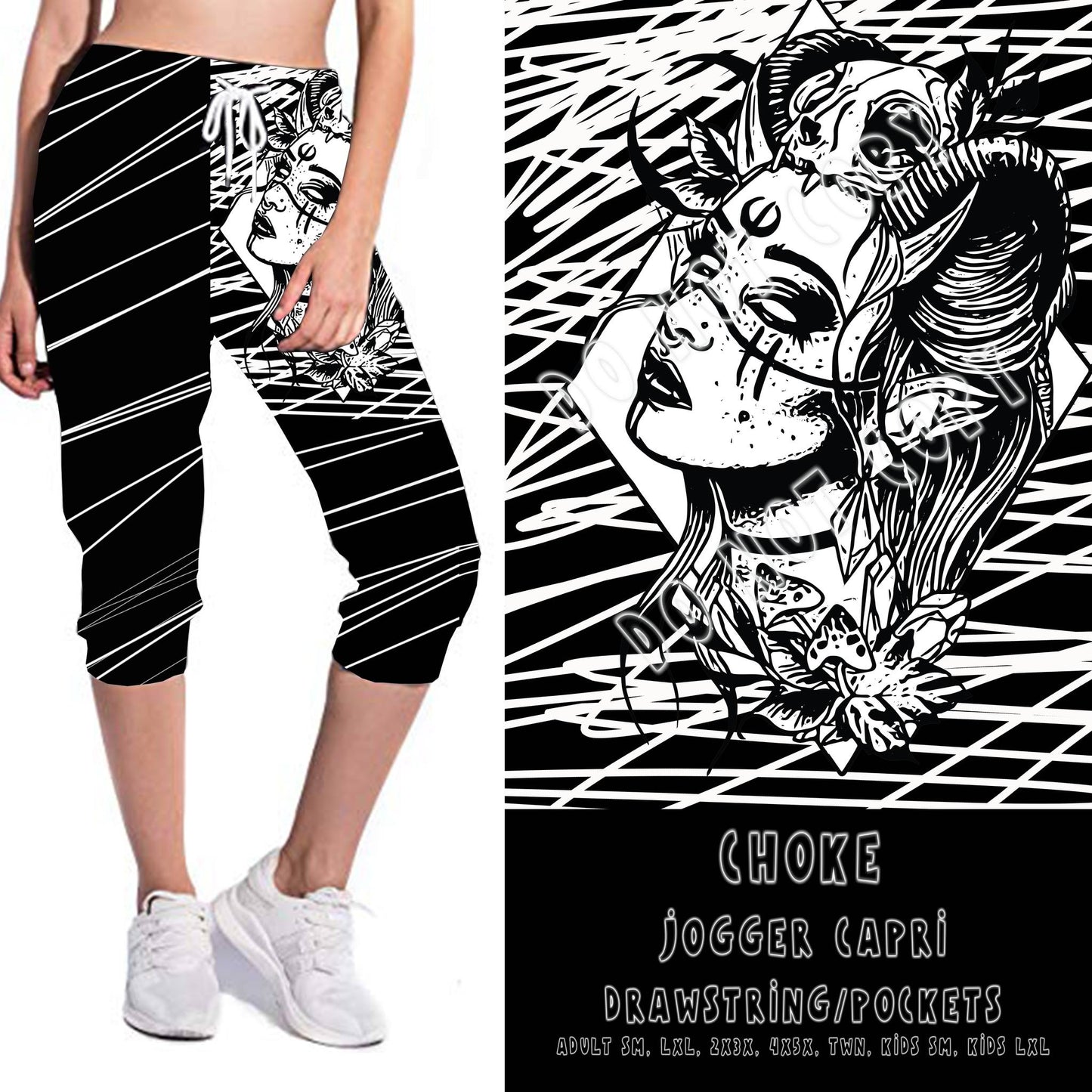 DARK TWISTED RUN- CHOKE-LEGGING/JOGGER