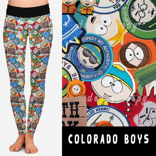 90'S TOON RUN-COLORADO BOYS LEGGINGS/JOGGERS