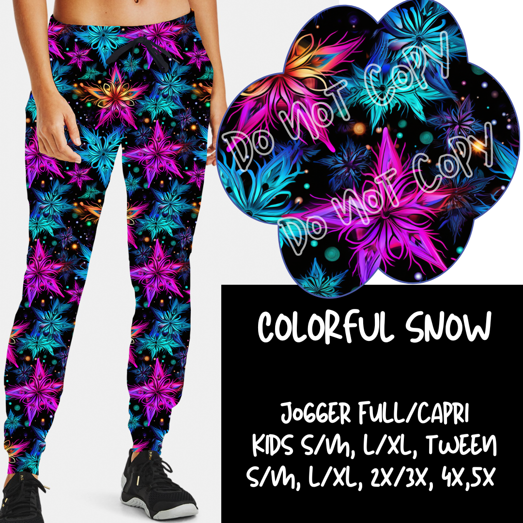 COLORFUL SNOW - HOLIDAY RUN 1 - JOGGER