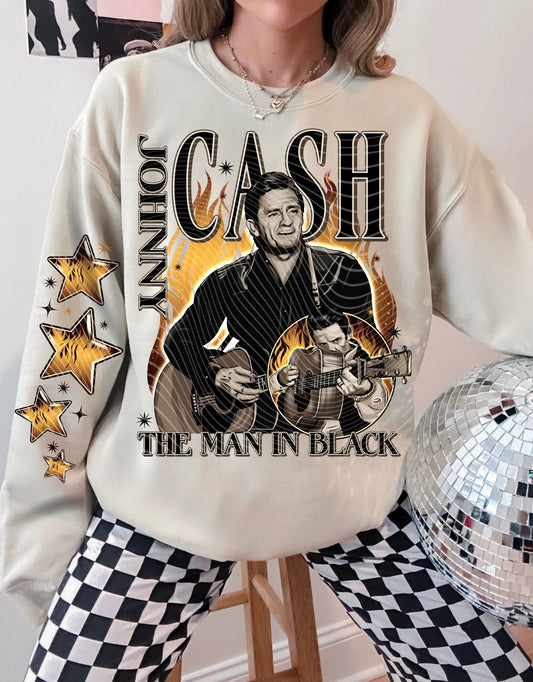 CASH SWEATSHIRT W/ SLEEVE PRINT