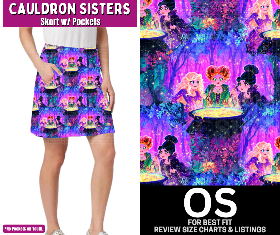 Cauldron Sisters Skort
