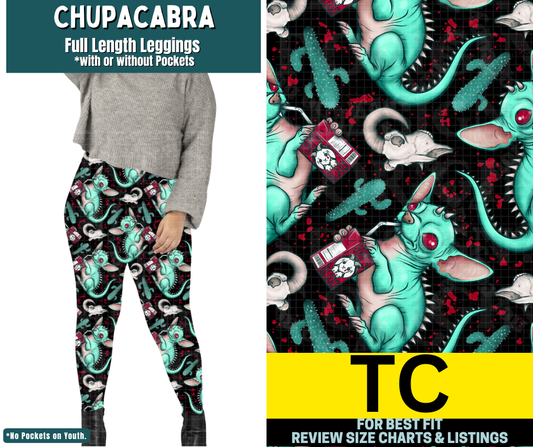 Chupacabra Full Length Leggings w/ Pockets
