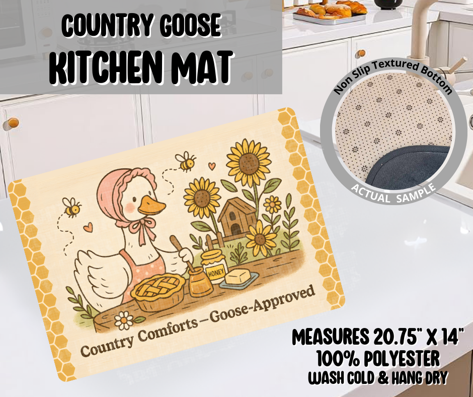 Country Goose Kitchen Mat