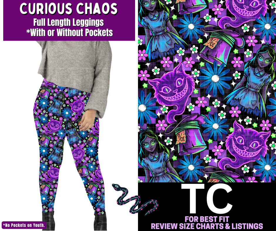 Curious Chaos Full Length Leggings w/ Pockets