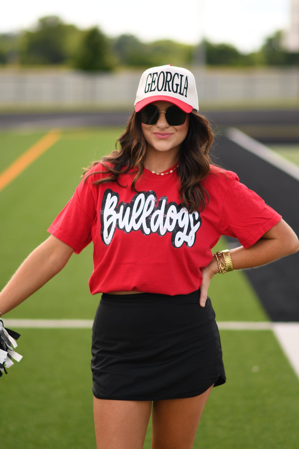 Bulldogs Distressed Tee