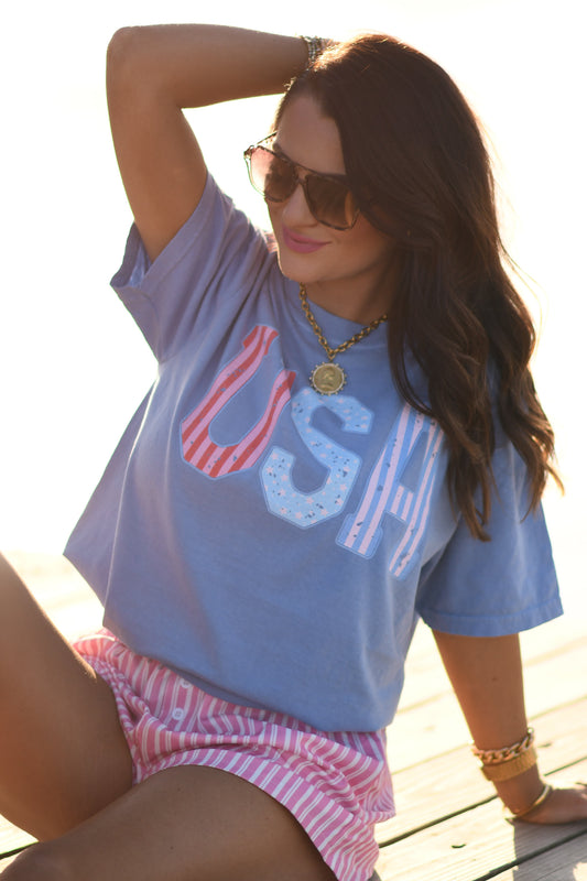 USA Stripes Tee