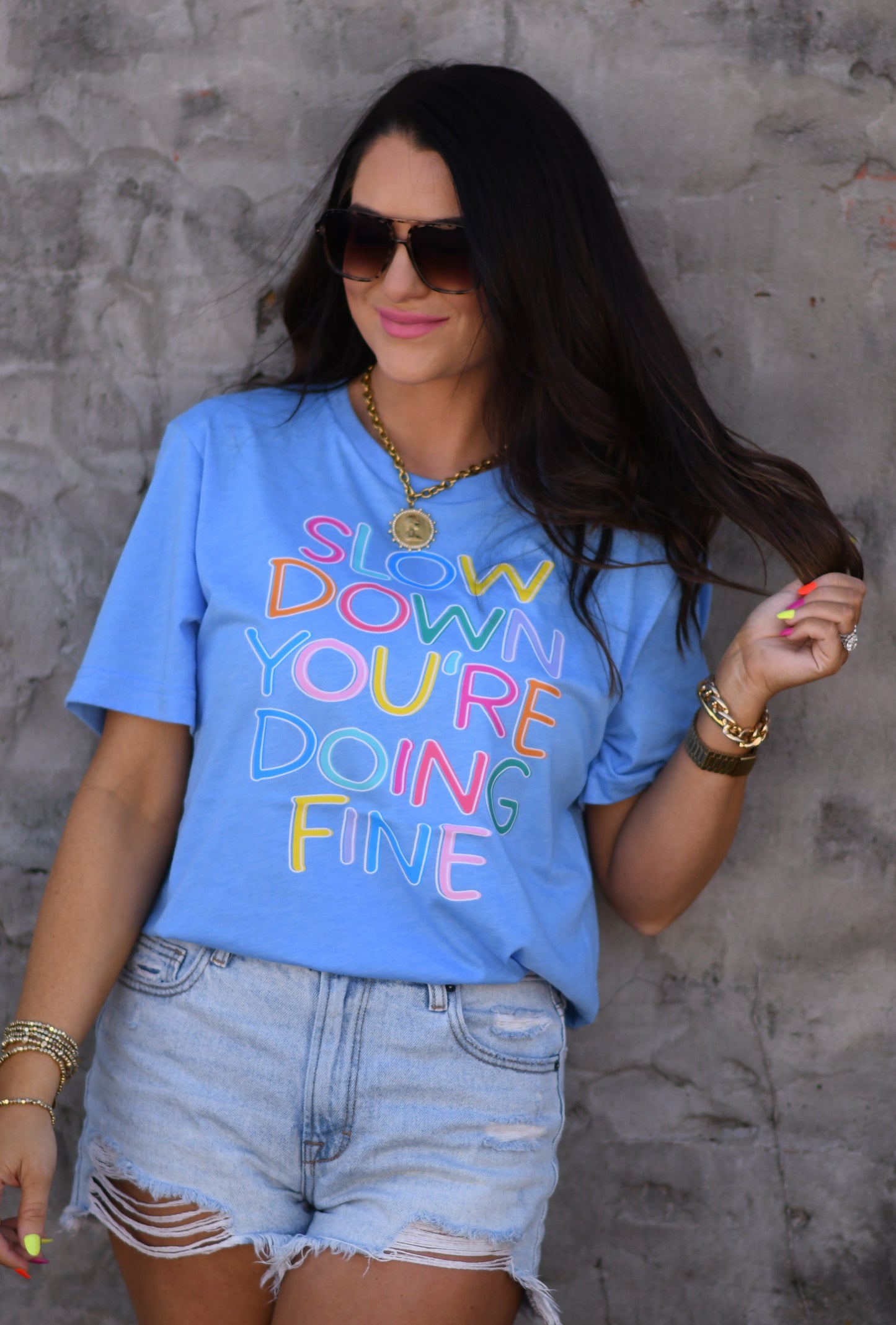 Slow Down You're Doing Fine Tee