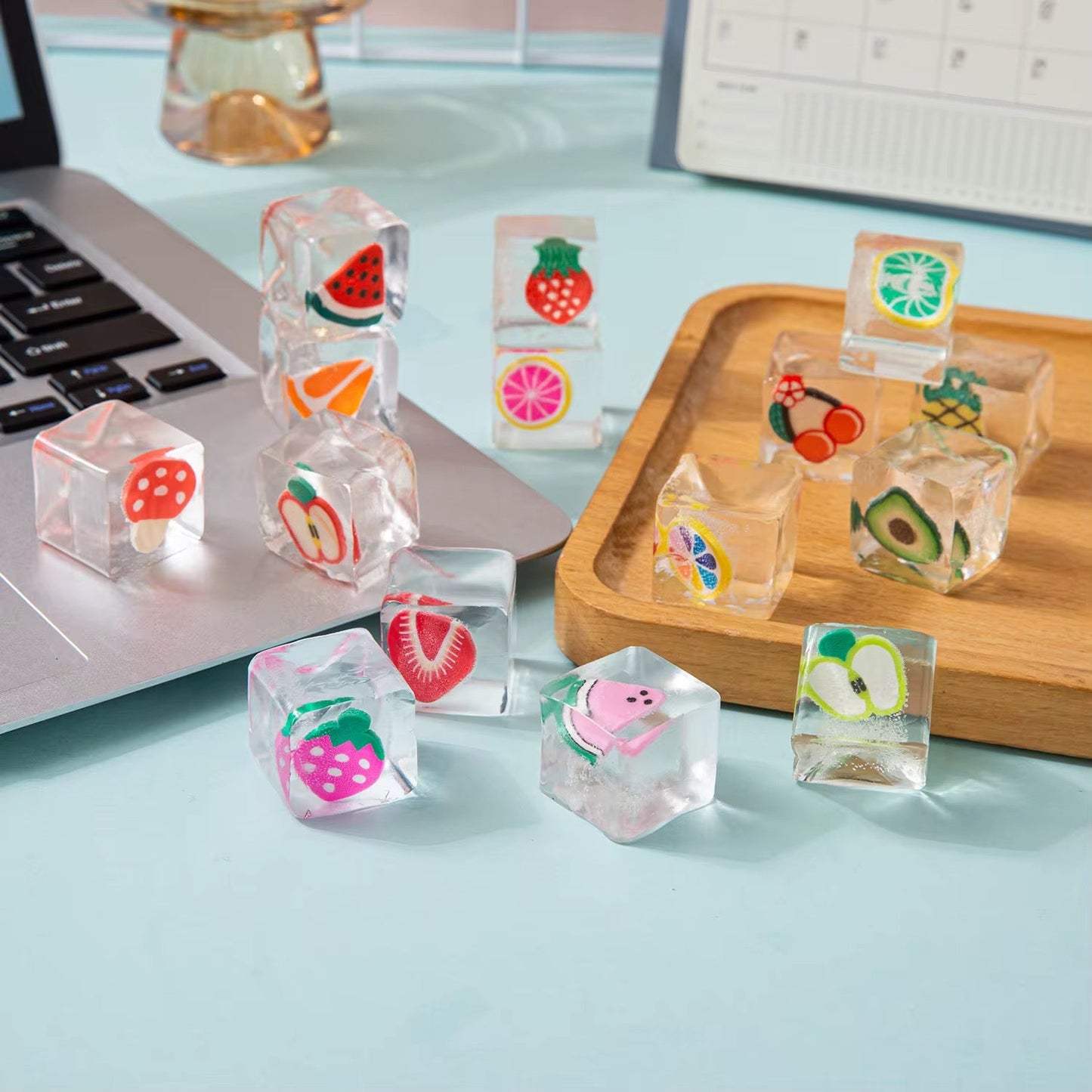 Mini Fruit Ice Cube Squishy *Pre Order* April 27-May 1 Shipment *Sent at Random*