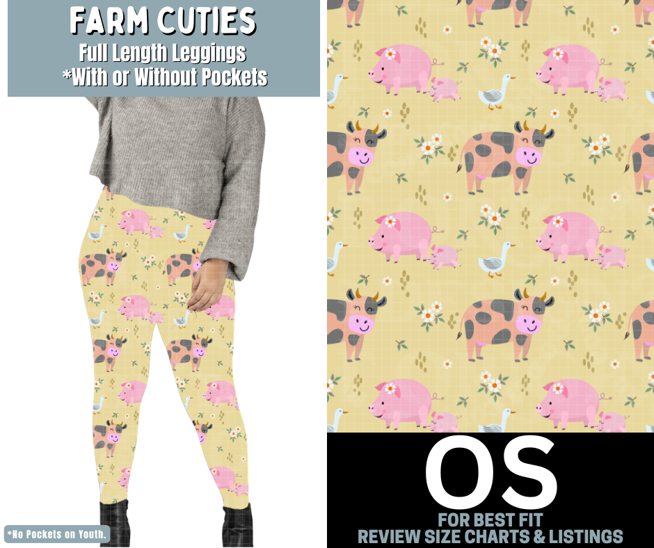 Farm Cuties Full Length Leggings w/ Pockets
