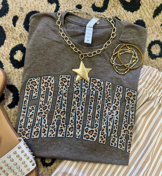 Grandma Leopard Tee