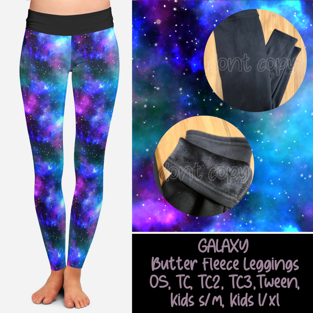 GALAXY  - BUTTER FLEECE LINED LEGGINGS