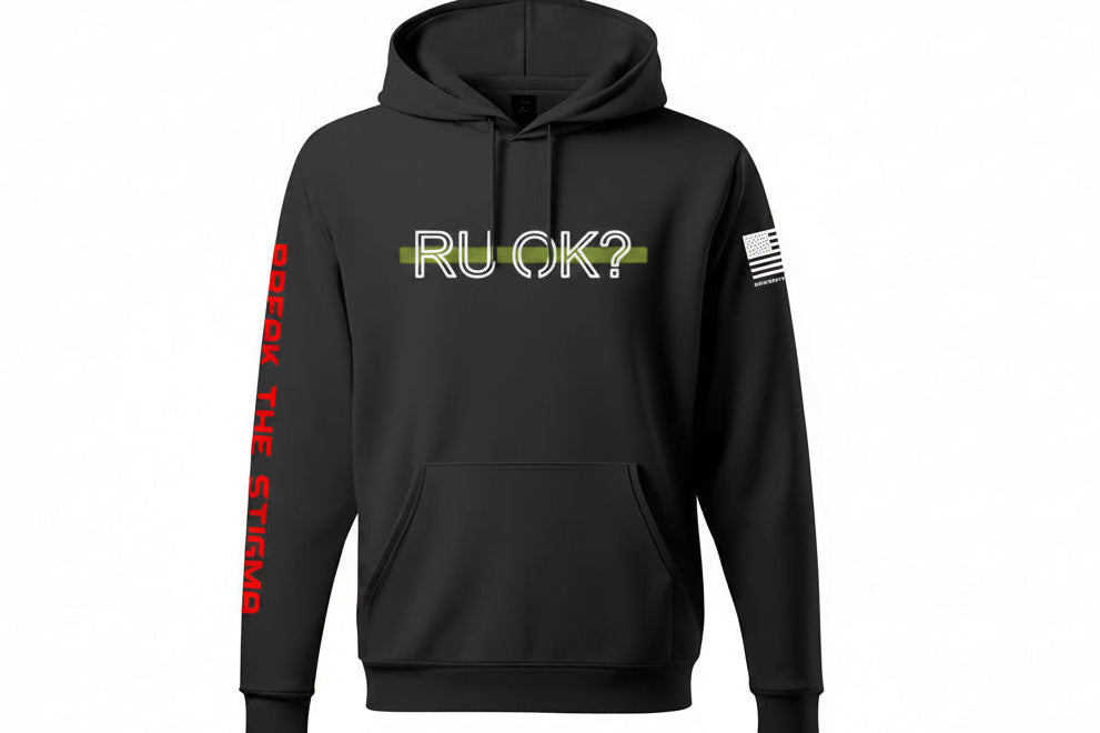 Stigma Breaking Hoodie- Green Line