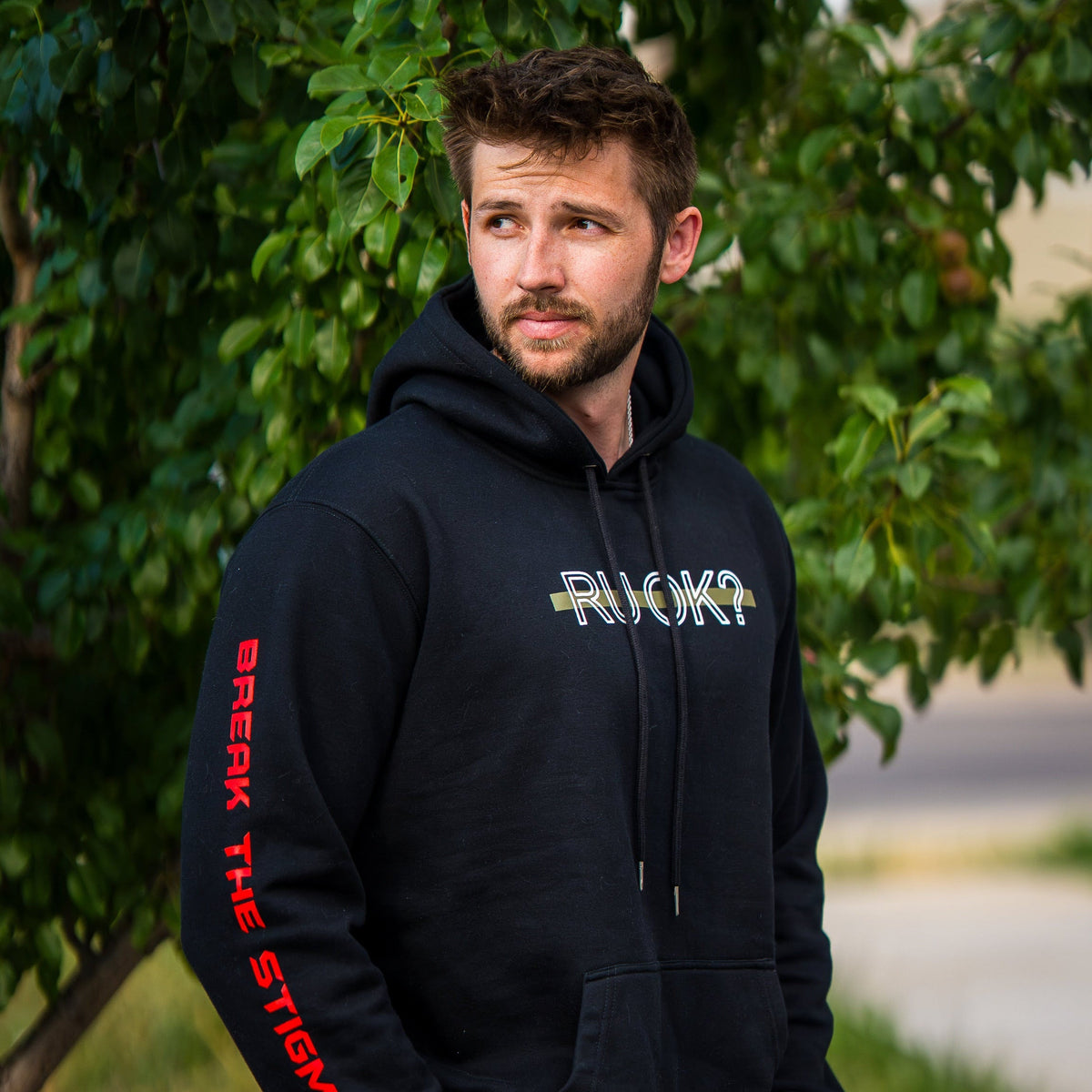 Stigma Breaking Hoodie- Green Line