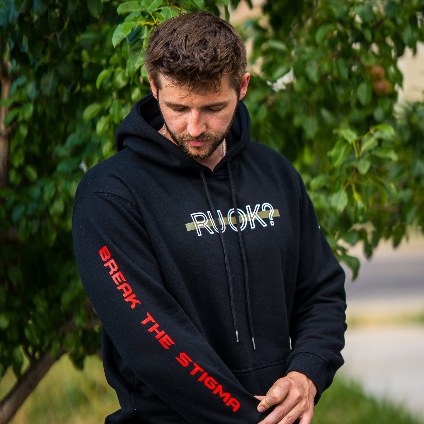 Stigma Breaking Hoodie- Green Line