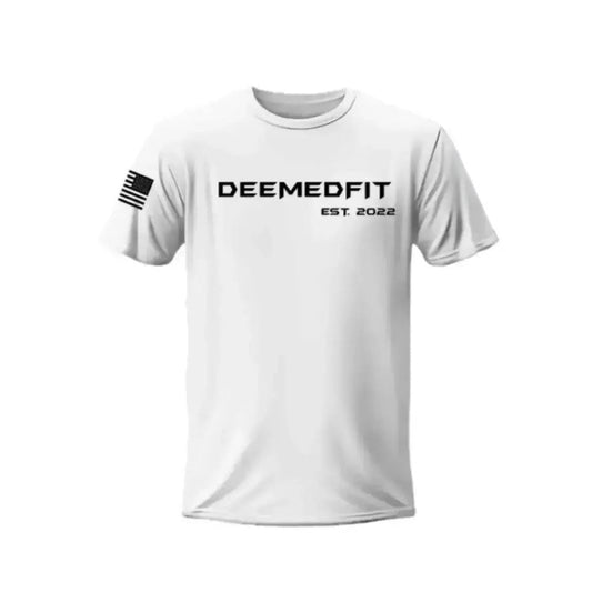 Men’s Gym Tee “Compellence” - White