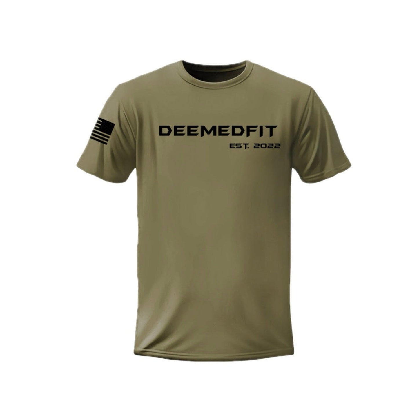 Men’s Gym Tee “Compellence” -Olive