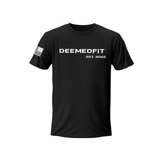 Men's Gym Tee "Compellence"- Black