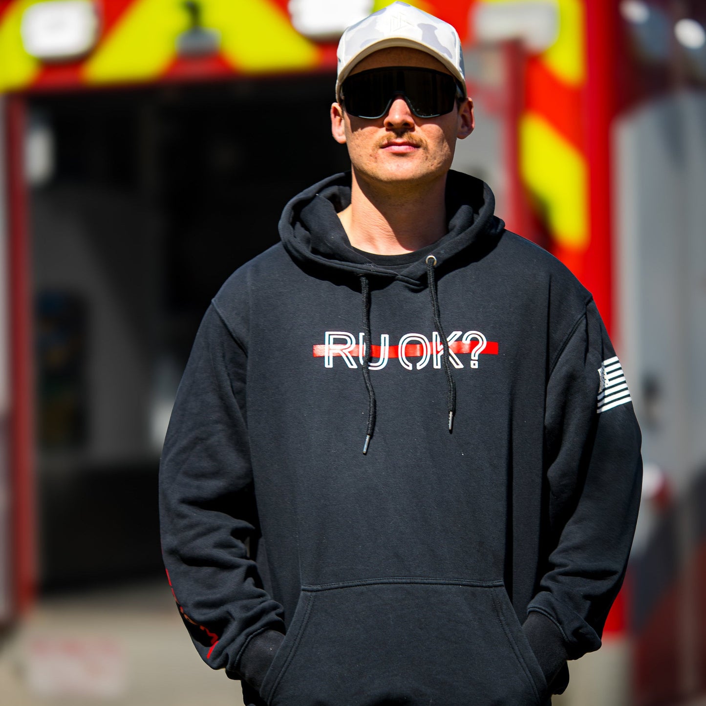Stigma Breaking Hoodie- Red Line