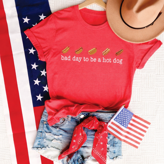 Bad Day To Be A Hot Dog Tee