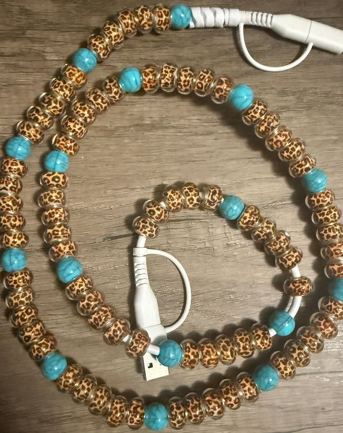 FUN DESIGNED BEADED 4-IN-1 FAST CHARGING CABLE - GREAT QUALITY AND LOTS OF COLORS